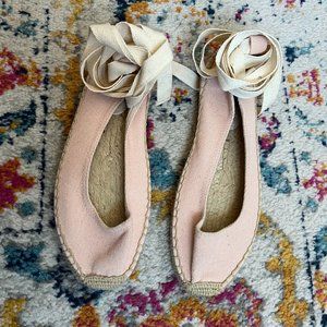 Soludos Ballet Tie Up Flat Size: 7
